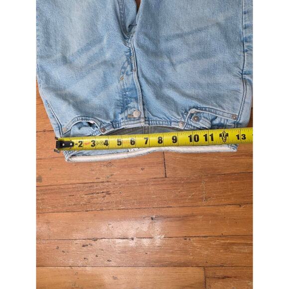 Weekday Ultra Low Rise Lazer Y2K Paris Flare Leg Jeans Light Wash Sz 24 A001615 - Picture 10 of 10